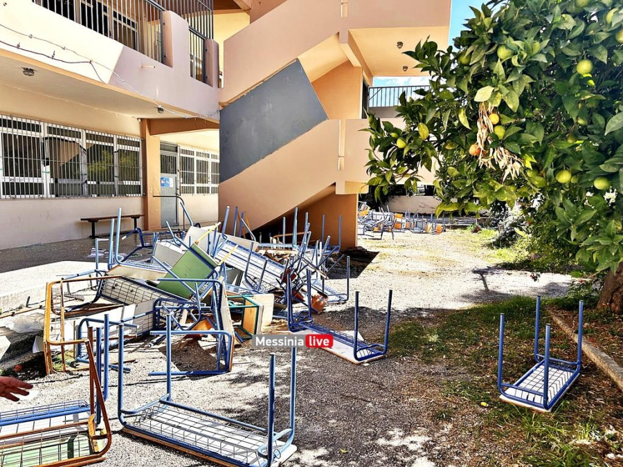 Ζημιές σε ΕΠΑΛ της Καλαμάτας