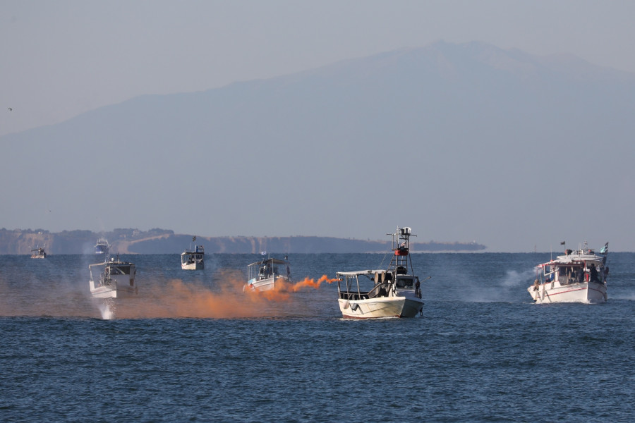 Θεσσαλονίκη; Ψαράδες; αλιεις; fishermen; Thessaloniki; protest; boats;