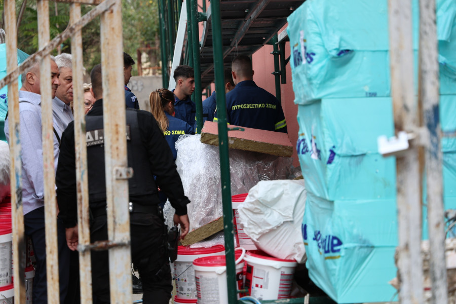 [389962] ΕΚΚΕΝΩΣΗ ΤΟΥ ΣΧΟΛΙΚΟΥ ΣΥΓΚΡΟΤΗΜΑΤΟΣ ΤΗΣ ΓΚΡΑΒΑ -ΕΡΕΥΝΑ ΓΙΑ ΠΙΘΑΝΗ ΔΙΑΡΡΟΗ ΑΕΡΙΟΥ (ΓΙΑΝΝΗΣ ΠΑΝΑΓΟΠΟΥΛΟΣ/EUROKINISSI)
