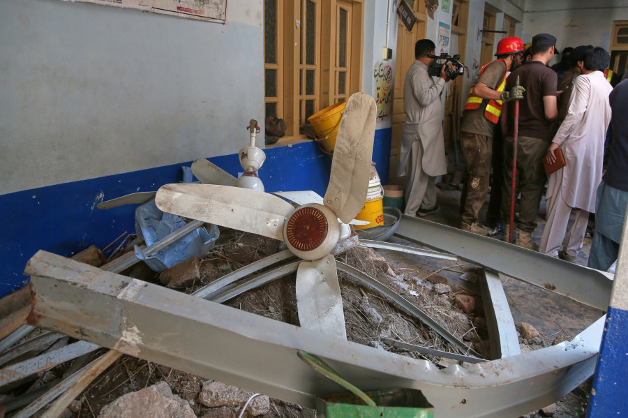 Pakistan School Roof Collapse