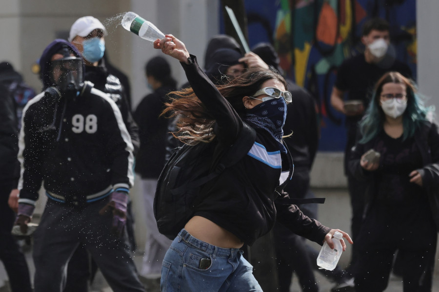 APTOPIX Albania Protests