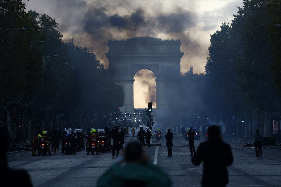 Nationwide protests over cost of living and public services in France
