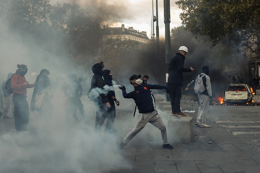 Nationwide protest against the high cost of living in France