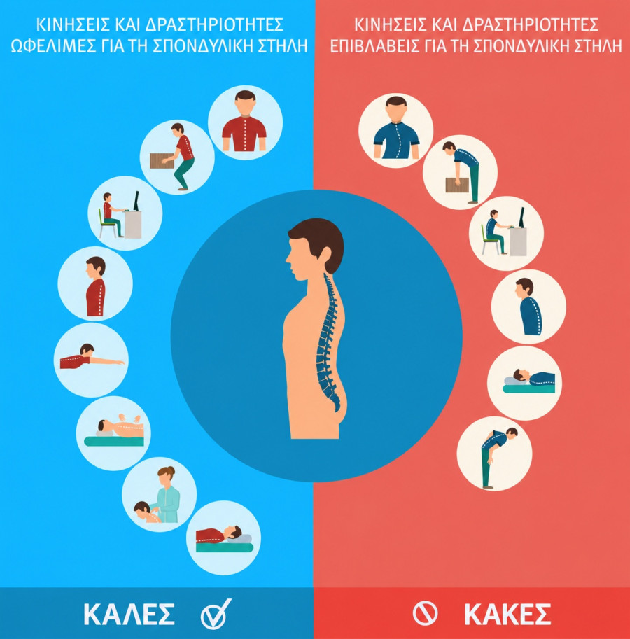 σπονδυλικη στηλη