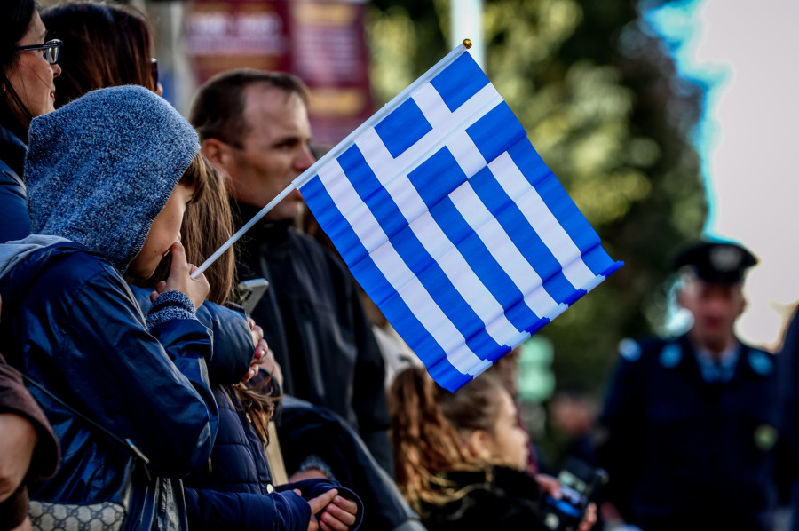 [390703]  ΜΑΘHΤΙΚΗ ΠΑΡΕΛΑΣΗ ΓΙΑ ΤΗΝ ΕΘΝΙΚΗ ΕΠΕΤΕΙΟ ΤΗΣ 28ης ΟΚΤΩΒΡΙΟΥ 1940 ΣΤΗΝ ΘΕΣΣΑΛΟΝΙΚΗ   (ΝΑΣΟΣ ΣΙΜΟΠΟΥΛΟΣ/EUROKINISSI)