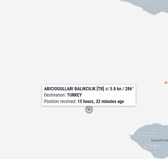 Ariciofullari Balikcilik - στίγμα