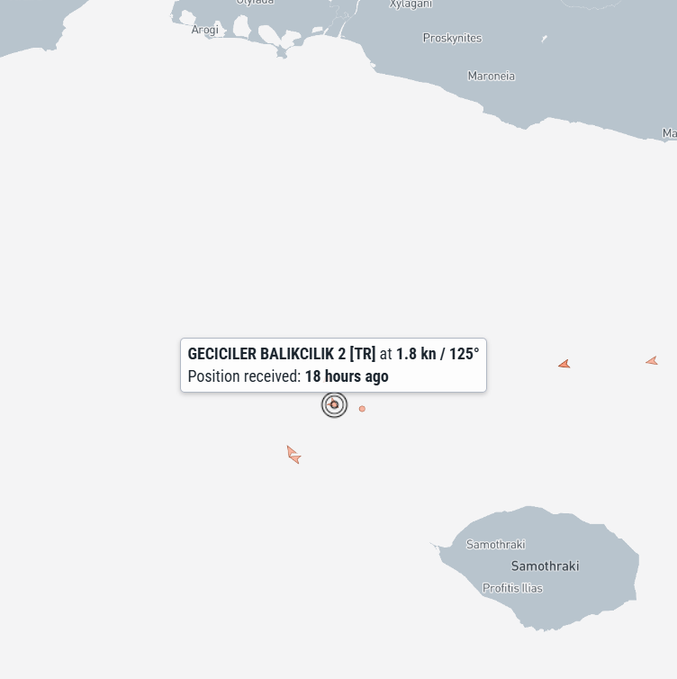 Geciciller Balikcilik - στίγμα