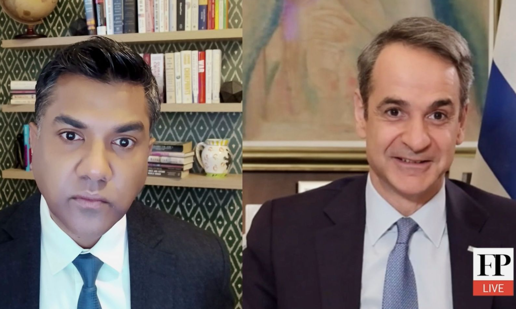 Μητσοτάκης στο Foreign Policy: Δεν βλέπω κίνδυνο κλιμάκωσης με την Τουρκία, η μόνη μας διαφορά είναι ΑΟΖ και υφαλοκρηπίδα