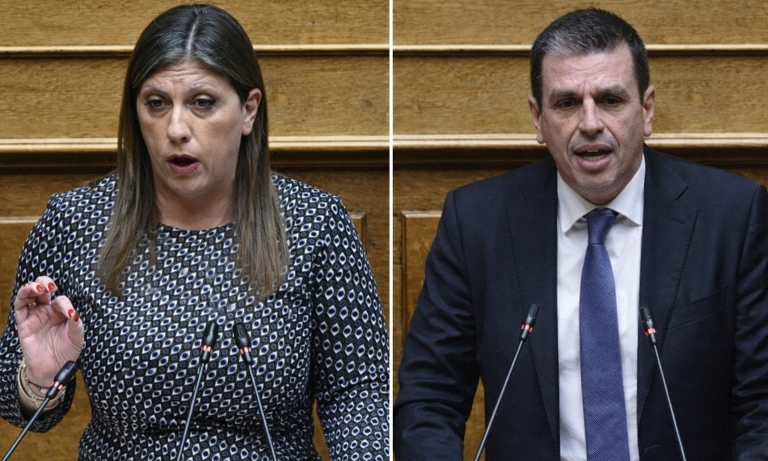 Βουλή-Άγριος καβγάς Κωνσταντοπούλου-Καιρίδη: «Είσαι άθλιος ψεύτης»-«Δεν θα μας στείλετε νοσοκομείο»