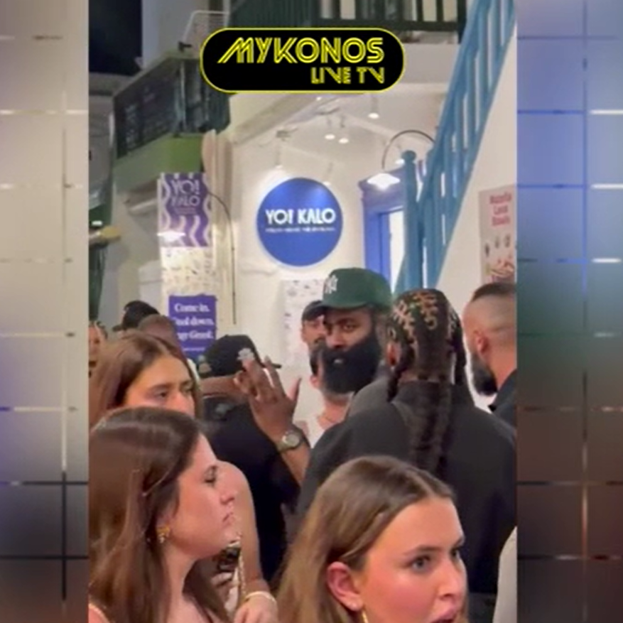 Τζέιμς Χάρντεν: Έφαγε... άκυρο από τουρίστρια στη Μύκονο - Η αμήχανη στιγμή στα Ματογιάννια