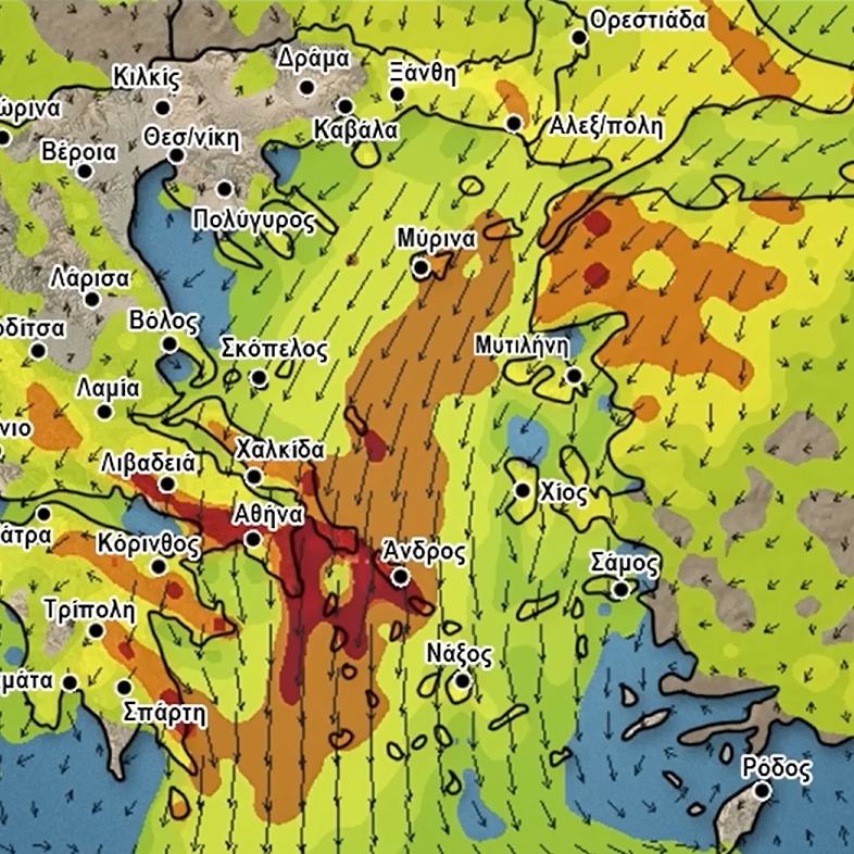 Καιρός - Σάκης Αρναούτογλου: Ανεβαίνει η θερμοκρασία - Επιμένουν οι ισχυροί άνεμοι έως 10 μποφόρ