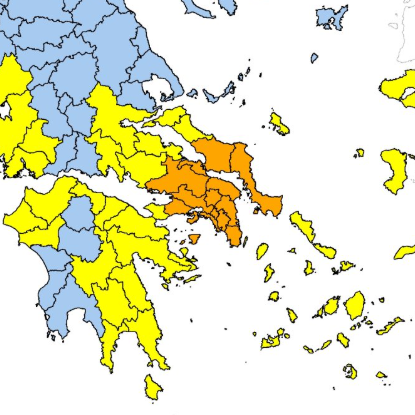 Πολύ υψηλός κίνδυνος φωτιάς σε Αττική και Βοιωτία τη Δευτέρα - Δείτε χάρτη