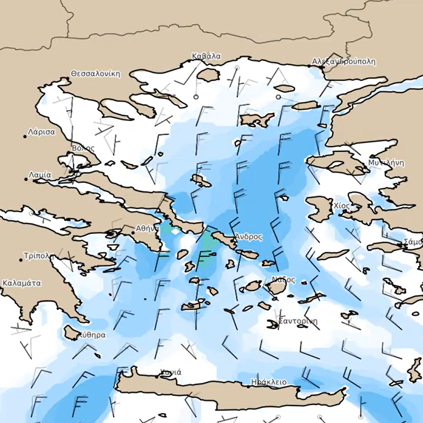 Καιρός: Ενισχύονται οι άνεμοι στο Αιγαίο, έως 7 μποφόρ από Κυριακή – Άνοδος θερμοκρασίας