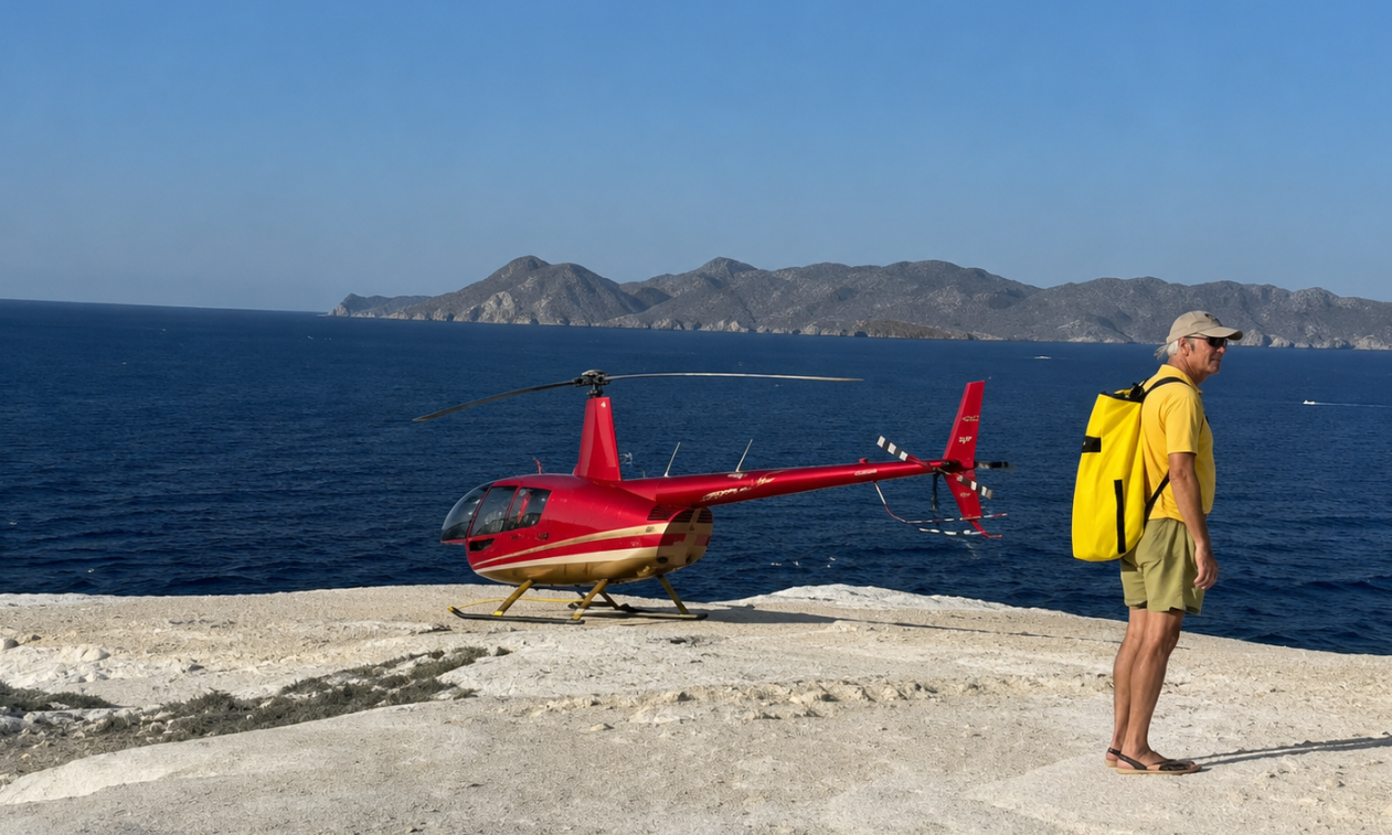 Μήλος - Ελικόπτερο στο Σαρακήνικο: Δεν παρουσιάστηκαν για εξηγήσεις χειριστής και ιδιοκτήτης