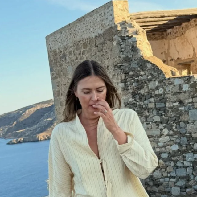 Μαρία Σαράποβα: Απολαμβάνει τις διακοπές της στην Ελλάδα - Σε ένα «γοητευτικό» μέρος της Αστυπάλαιας