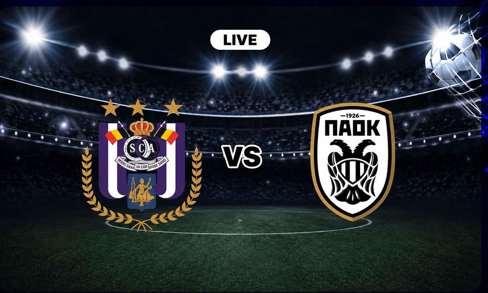 LIVE Άντερλεχτ-ΠΑΟΚ (1-1): Η μάχη του δικέφαλου για το διπλό και την πρόκριση στις Βρυξέλλες