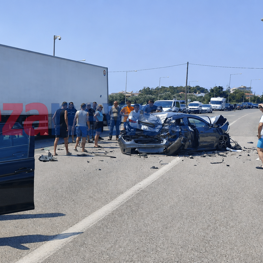 Πρέβεζα: Σύγκρουση φορτηγού με 3 Ι.Χ. στην υποθαλάσσια σήραγγα στο Άκτιο - Υπάρχουν τραυματίες