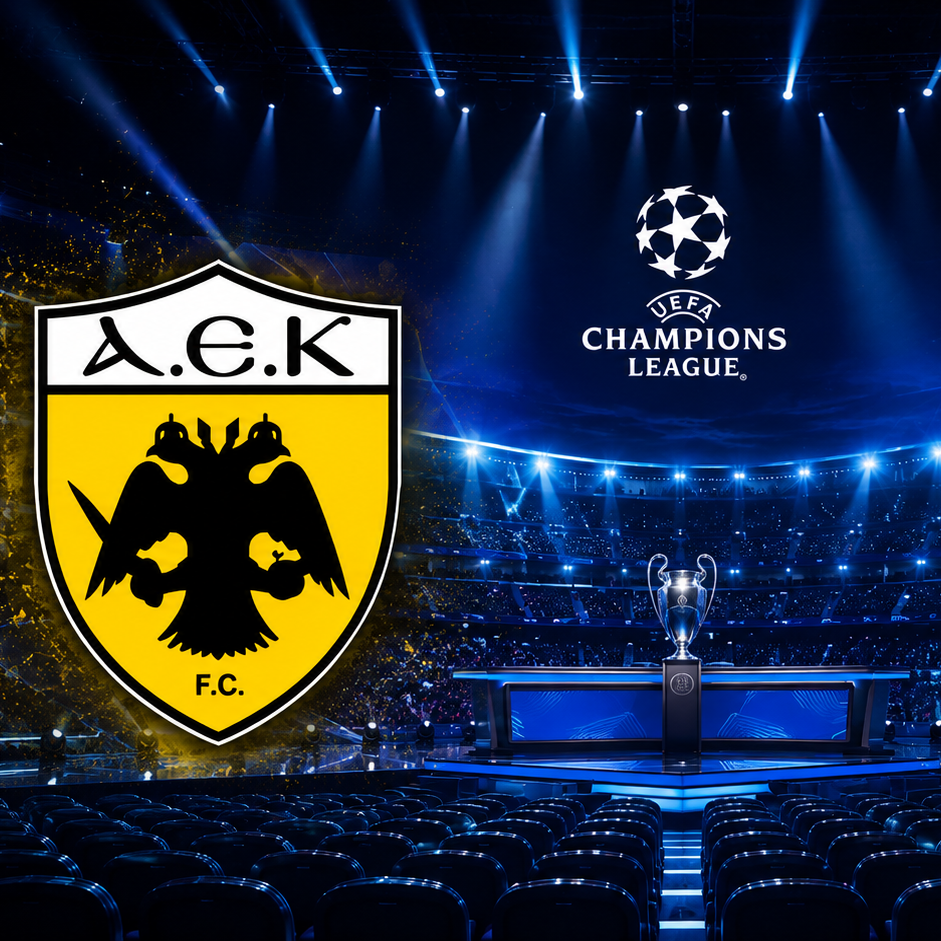 Με μεγαθήρια η ΑΕΚ στο Champions League: Θα τα «βάλει» με Ρεάλ, Σίτι, Ντόρτμουντ και Ρόμα