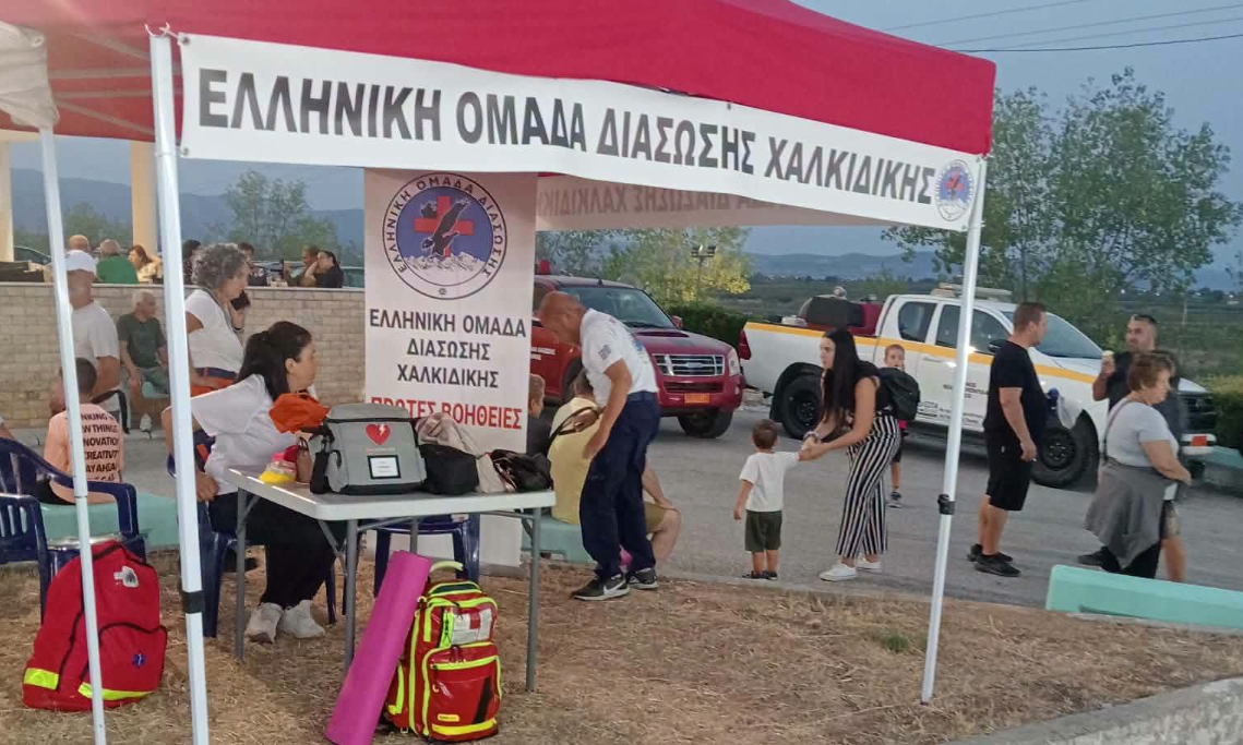 Χαλκιδική: Διασώστες επανέφεραν άνδρα με ΚΑΡΠΑ σε πανηγύρι