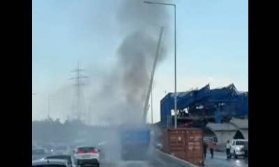 Φωτιά σε φορτηγό στον Περιφερειακό Θεσσαλονίκης – Χάος και ουρές χιλιομέτρων