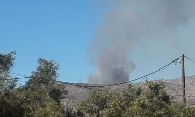 Μέγαρα: Ενισχύθηκαν οι δυνάμεις πυρόσβεσης - Μαίνεται η φωτιά σε δασική έκταση