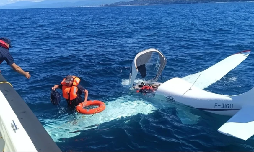 Αναγκαστική προσθαλάσσωση για αεροσκάφος με πιλότο Ευρωπαίο αξιωματούχο: Είχε απογειωθεί από Γεωργία