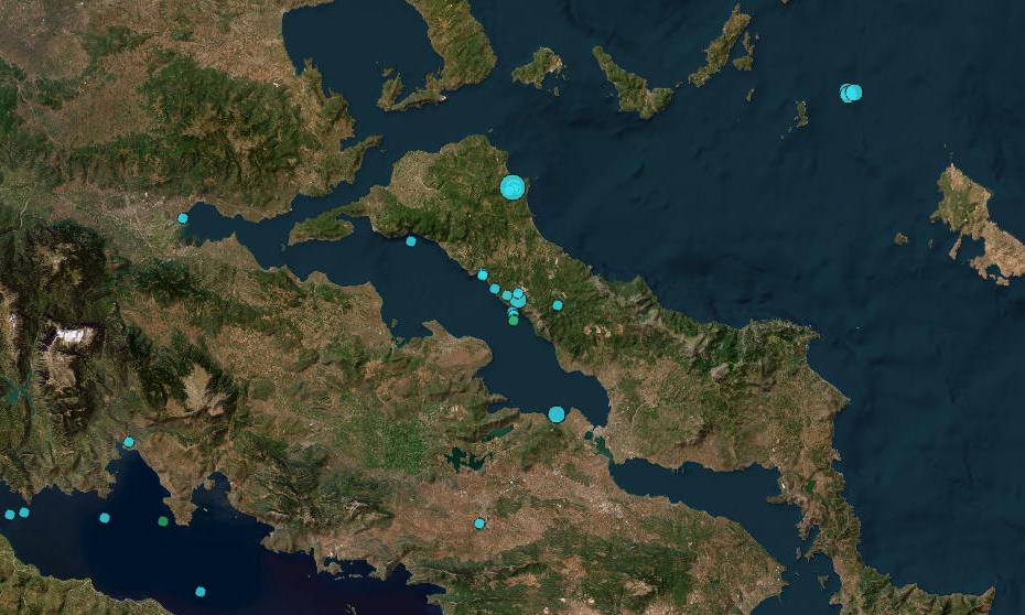 Νέος σεισμός στην Εύβοια - 3,3 Ρίχτερ στο Προκόπι