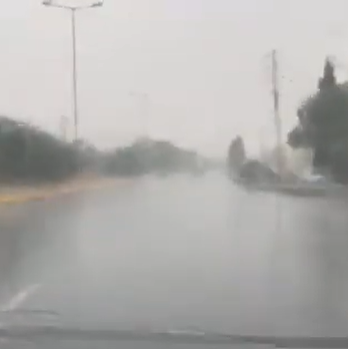 Ηράκλειο: Ισχυρή μπόρα με προβλήματα στην κυκλοφορία
