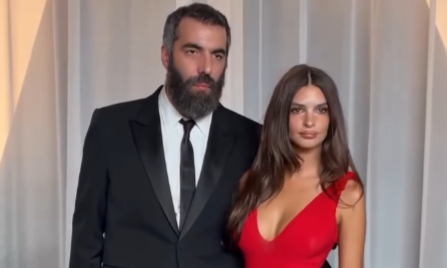 Έμιλι Ραταϊκόφσκι: Η πρώτη εμφάνιση στο κόκκινο χαλί με τον Ρομέν Γαβρά - «Απόψε με την αγάπη μου»