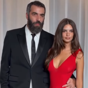 Έμιλι Ραταϊκόφσκι: Η πρώτη εμφάνιση στο κόκκινο χαλί με τον Ρομέν Γαβρά - «Απόψε με την αγάπη μου»
