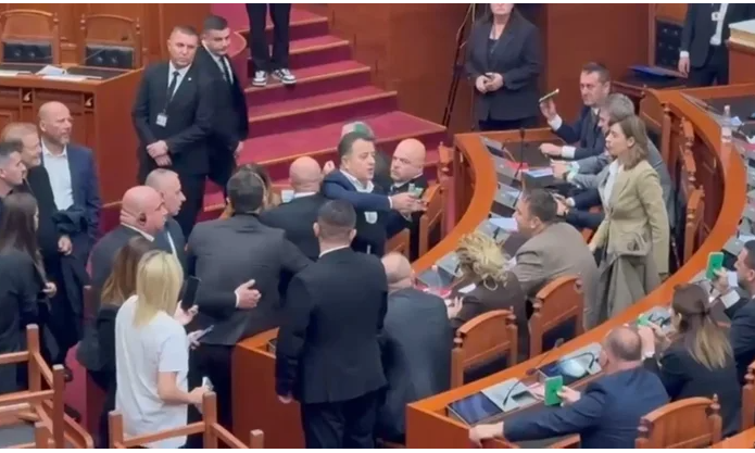 Αλβανία: Καβγάς στη Βουλή εν μέσω διαδηλώσεων, με ύβρεις και σπρωξίματα - Παρενέβη η φρουρά - Βίντεο