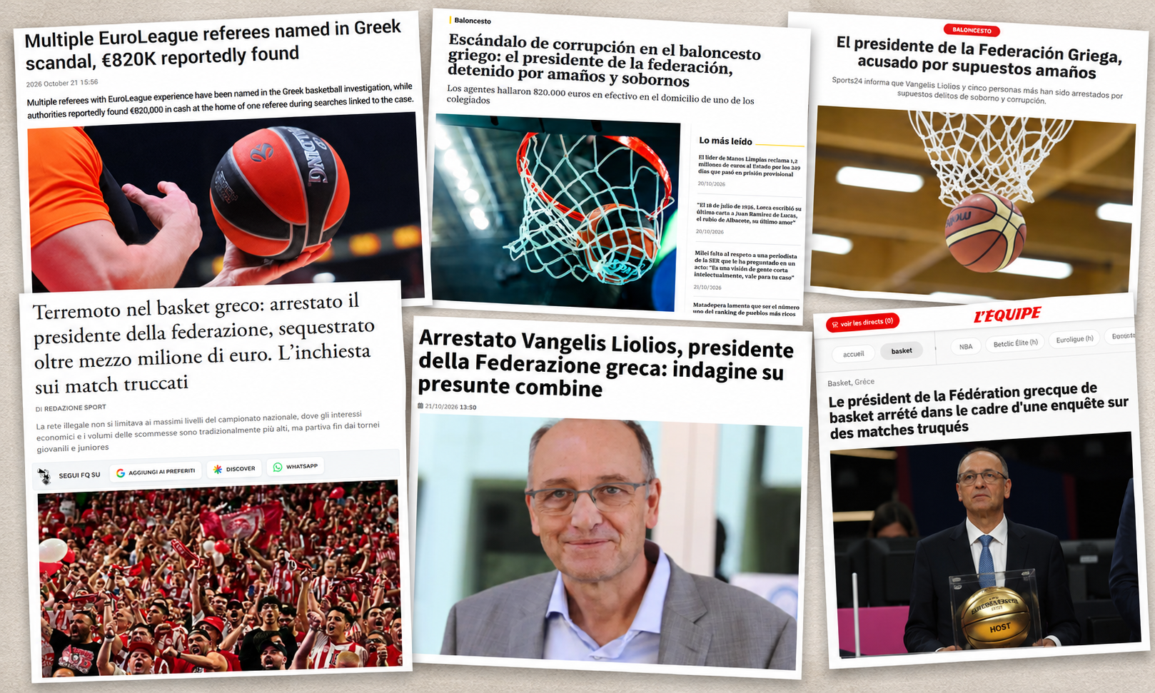 Από τη L’Équipe μέχρι την Cadena SER: Τι γράφουν τα ξένα ΜΜΕ για τον «σεισμό» στο ελληνικό μπάσκετ