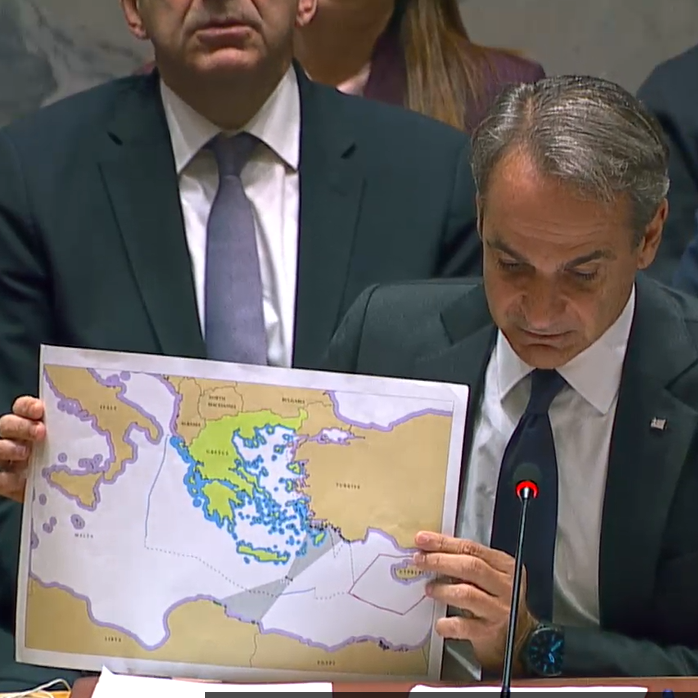 «Παράνομο, αυθαίρετο, αντιβαίνει στη γεωγραφία, κατάφορη παραβίαση του Διεθνούς Δικαίου της Θάλασσας»: Ο Μητσοτάκης κατήγγειλε το τουρκολιβυκό μνημόνιο, στο Συμβούλιο Ασφαλείας του ΟΗΕ